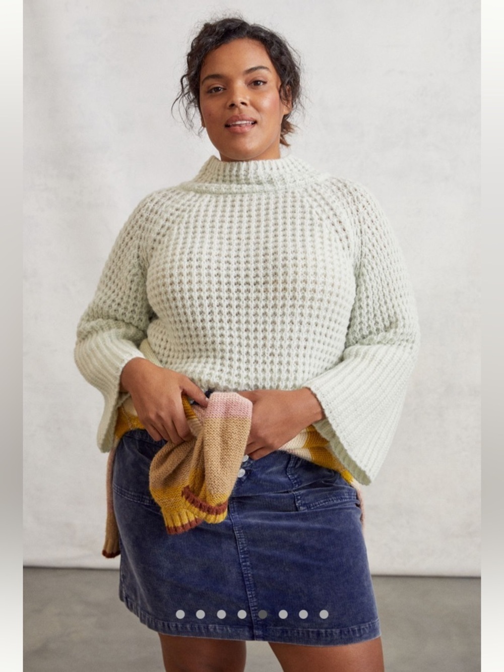 Anthropologie NWOT Maeve Dionne Bell-Sleeved Sweater size M. - Picture 5 of 10